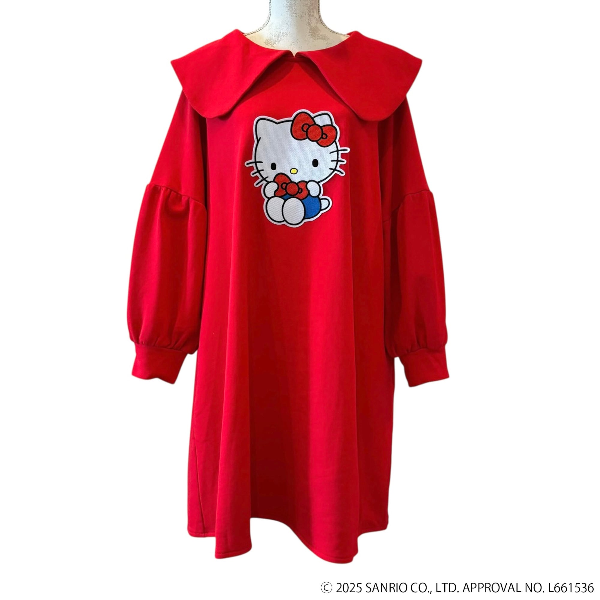 ハローキティ トレーナーワンピース
