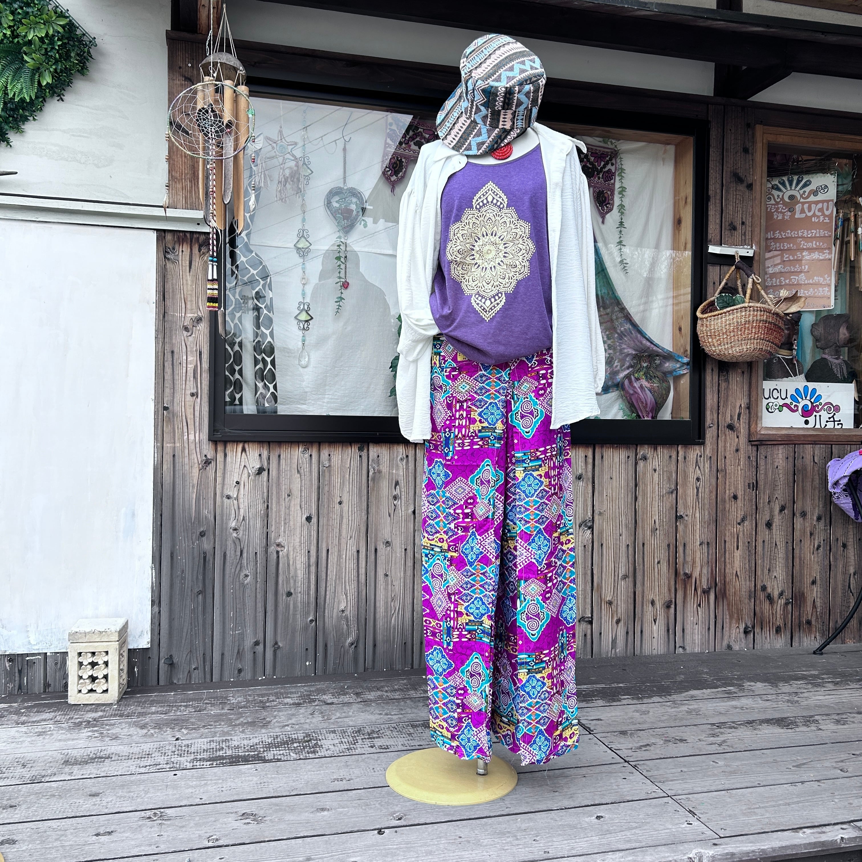 カラフル巻きパンツ | アジアン雑貨ルチュ