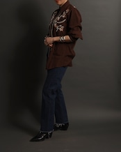 1970's Montgomery Ward / Embroidery Cowboy Shirt