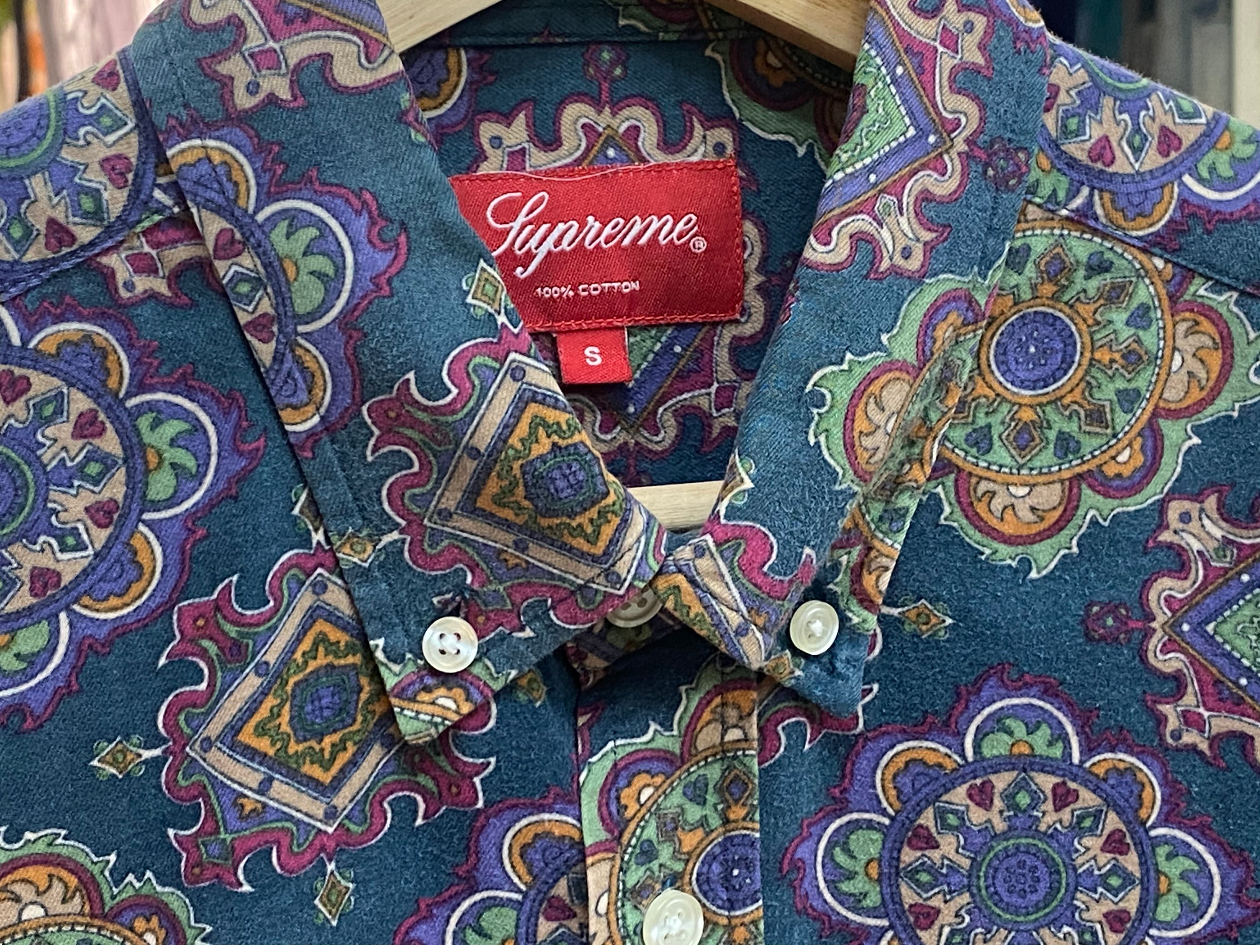 ゲリラセール Supreme OTTOMAN SHIRT SMALL NAVY 52415 | BRAND BUYERS