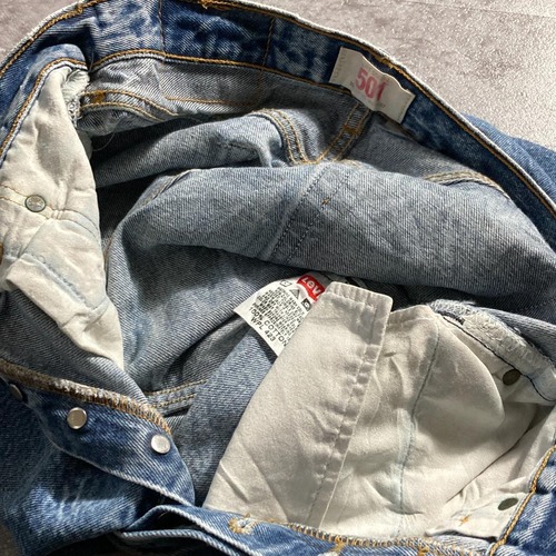 【W30 L30】 メキシコ製 usa levi's blue 501xx 詳細写真17