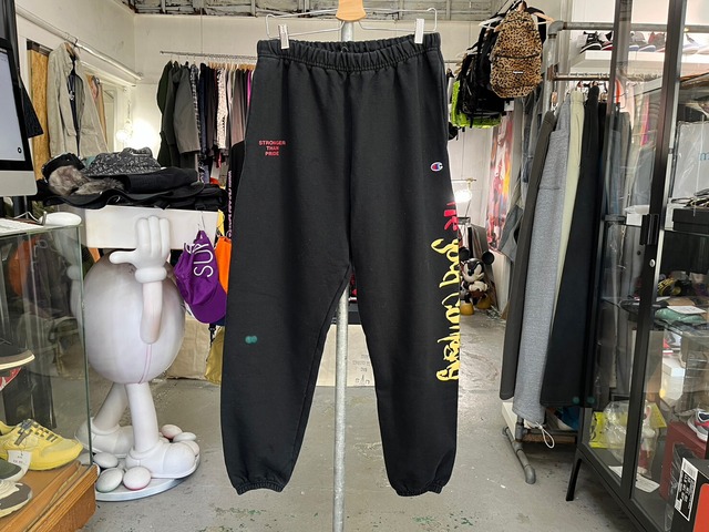 THE GOOD COMPANY × CHAMPION SWEAT PANT BLACK LARGE 31668