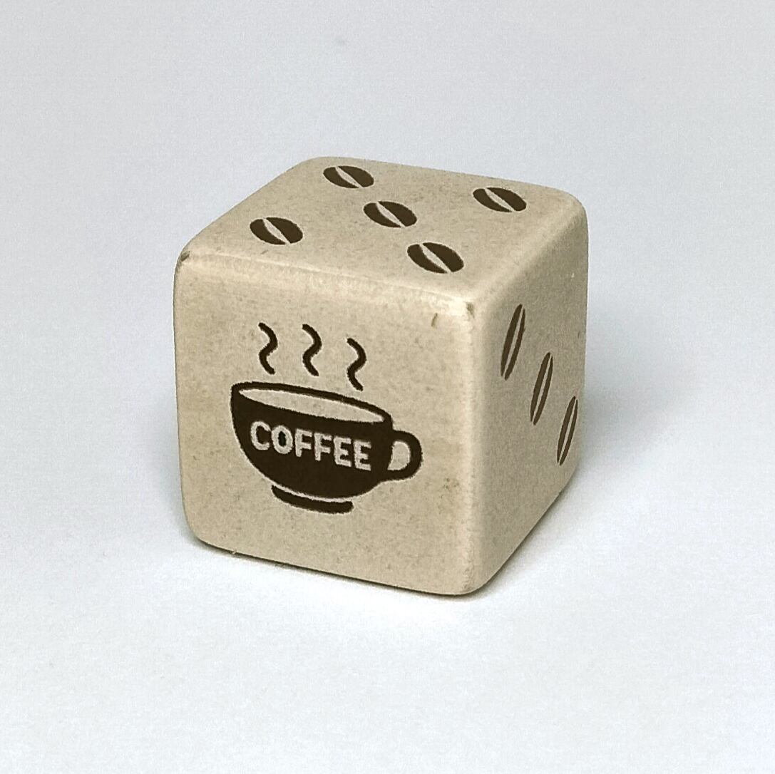 コーヒー【エスプレッソ/珈琲】6面ダイス DTDcoffee06 | ダイス専門店