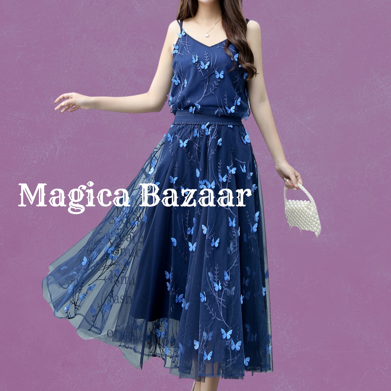 バタフライエフェクトⅡ〜蝶が舞うチュールキャミ〜M23028