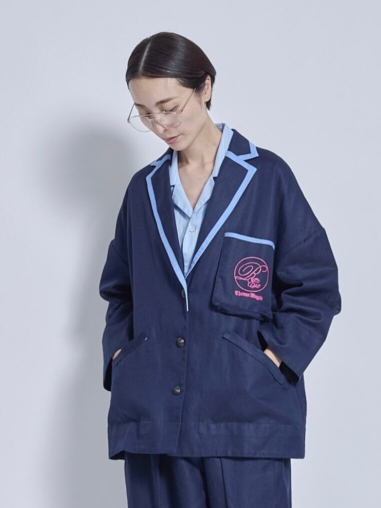 【予約商品:5月お届け】THOMAS MAGPIE リネンコットンジャケット