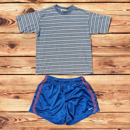 【KIDS】simple boarder T-shirt size:140前後