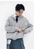 NORYBRAND Mesh Knit Multi Pocket Hoodie