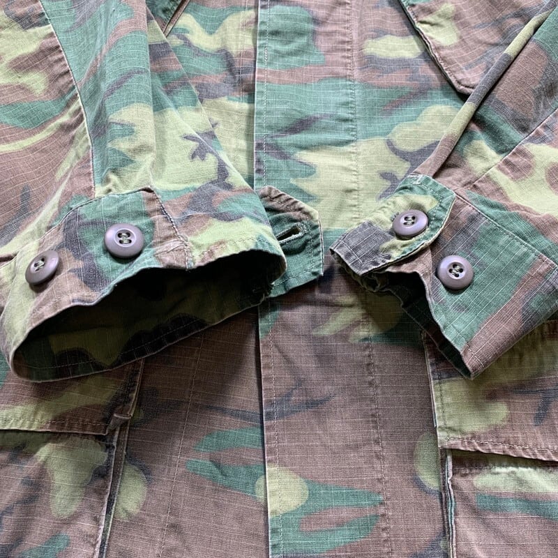 70's U.S.ARMY ジャングルファティーグジャケット ERDL グリーンリーフ