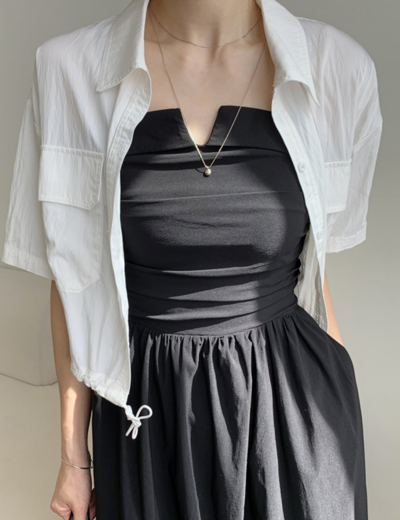 【SALE】Stretch Slim One-piece_2colors