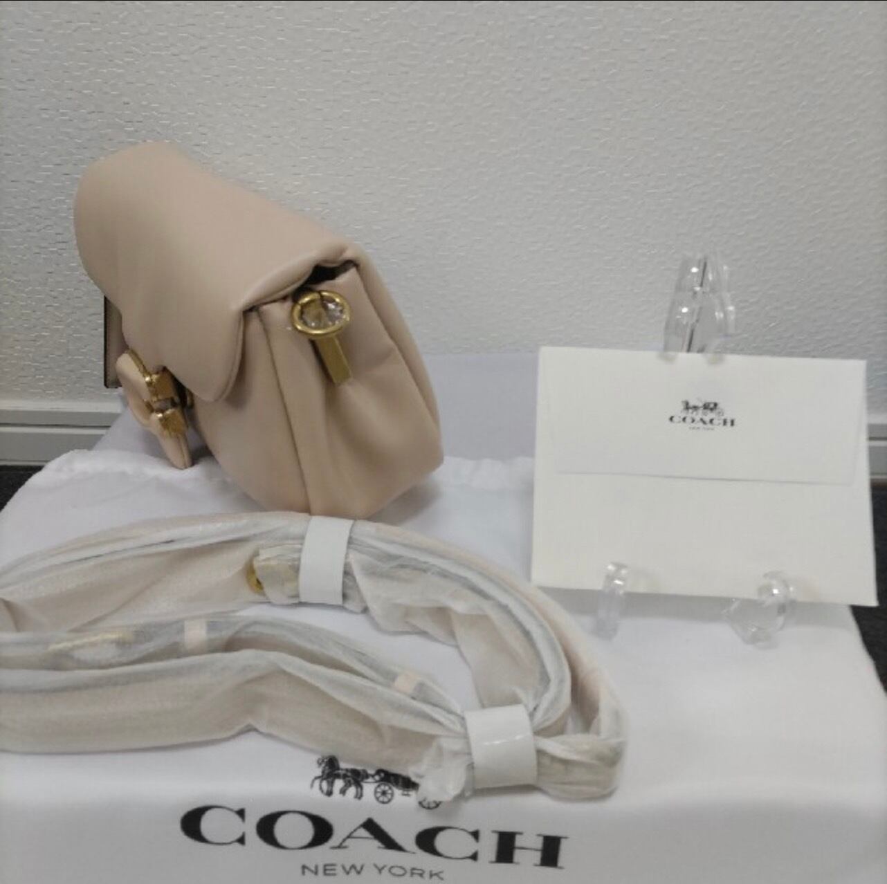 COACH コーチ 新作 タビー ショルダーバッグ ホワイト 新品未使用