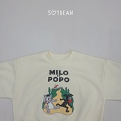 韓国子供服 / 26Autumn / soybean / milo popo スウェット / キッズ服 / ジュニア服 / 秋服 *XS~JM*