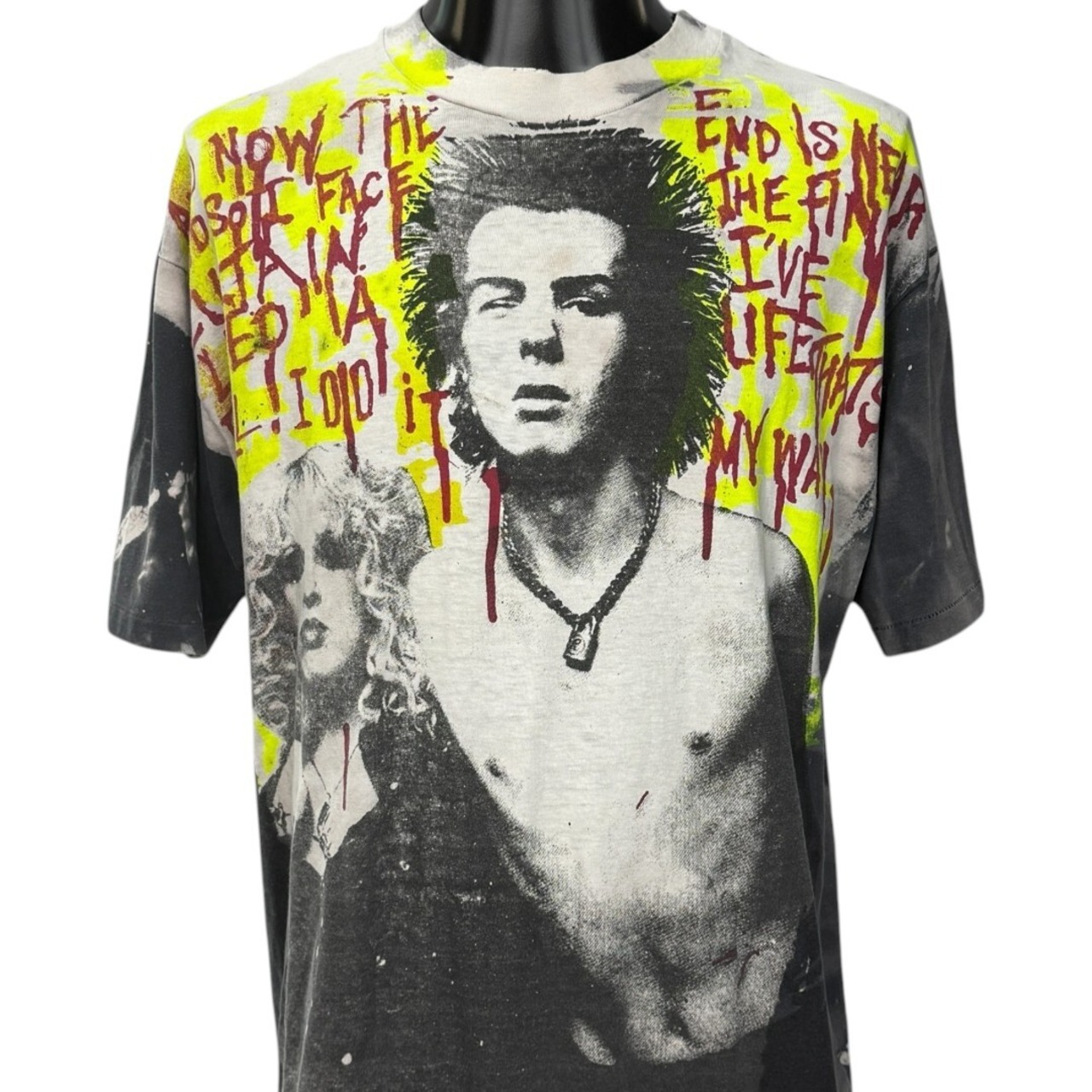 【SEX PISTOLS 】セックス ピストルズ シド・ヴィシャス "MOSQUITOHEAD" Hanes BEEFY-Tタグ 90's Vintage Tシャツ