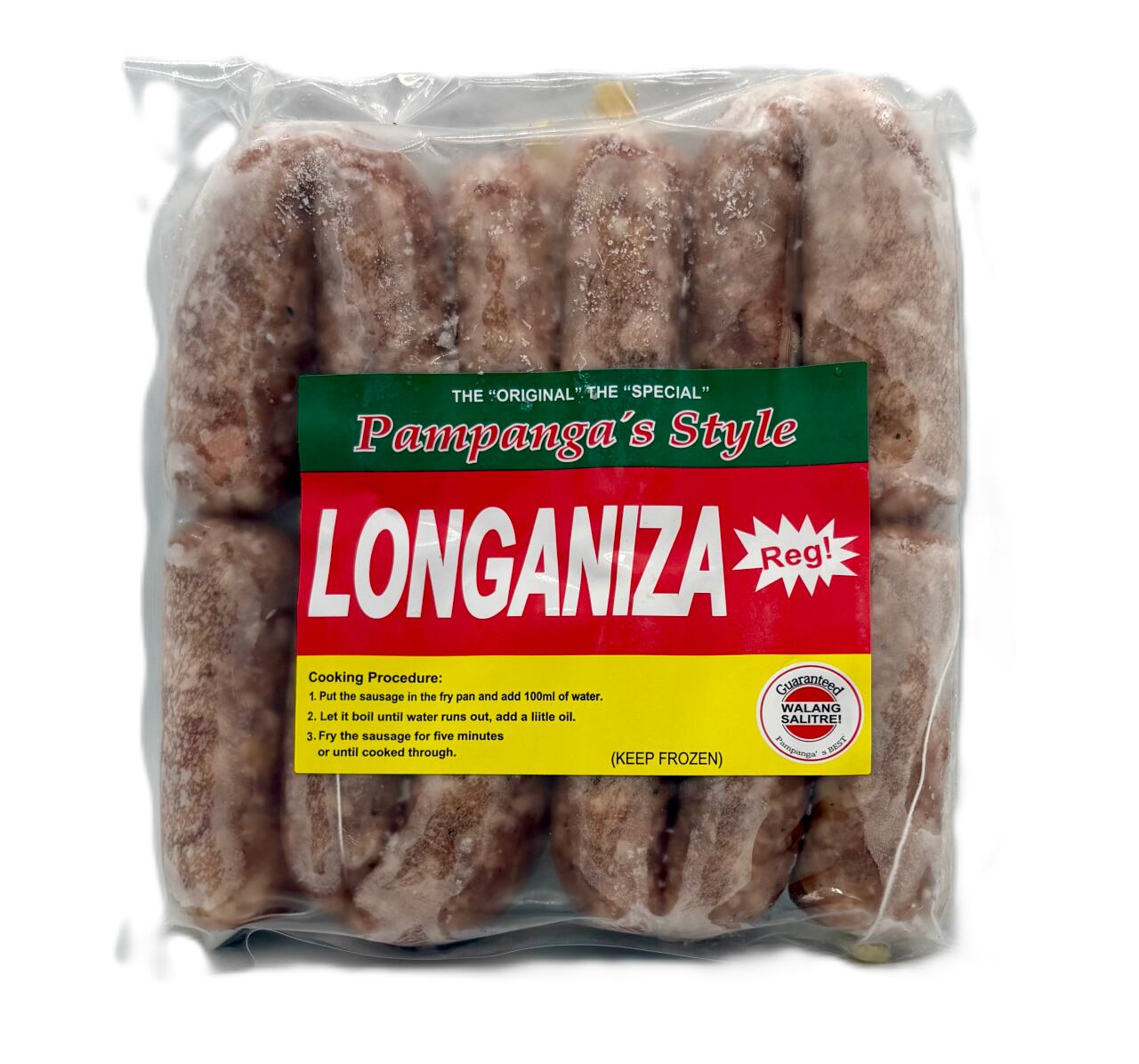 Pampanga's Style LONGANIZA 500g 【パンパンガスタイル ロンガニーサ 500g】