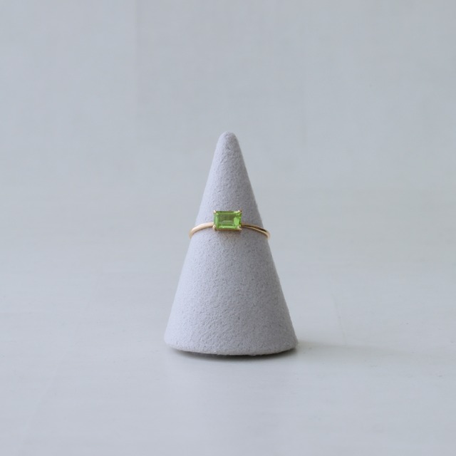 【 Eternal Lilac 】K10 / K18 Ring Peridot