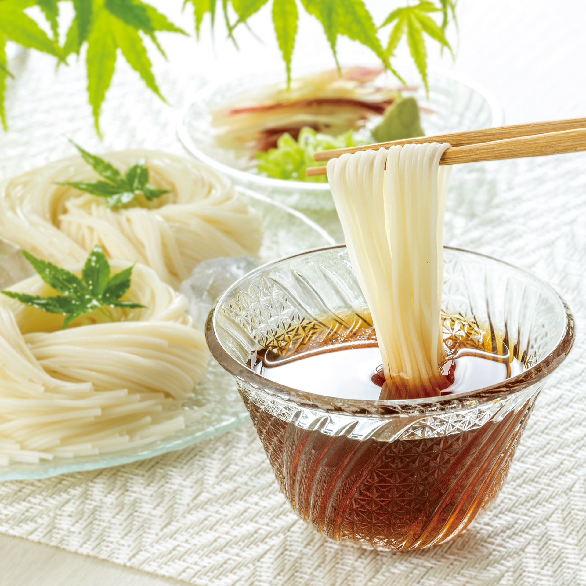 北海道産小麦使用　手延べ素麺【太麺】　36束
