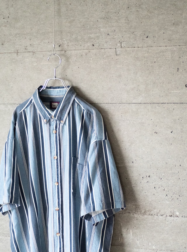 "FADED GLORY" 1990s Multi stripe shirt