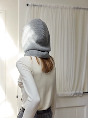 Côtelé Knit Balaclava F0822
