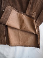 1990’s CLAIBORNE Lether Shirt Jacket／L