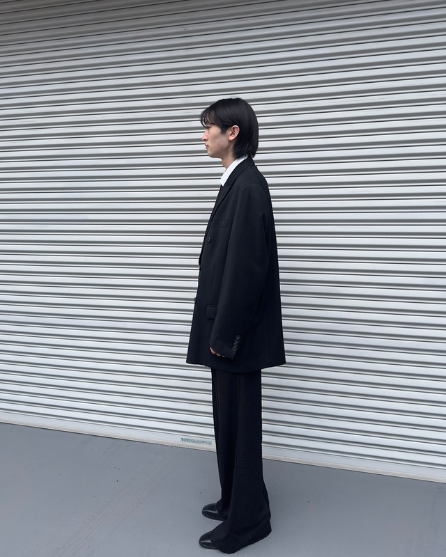 oversized double-breasted jacket