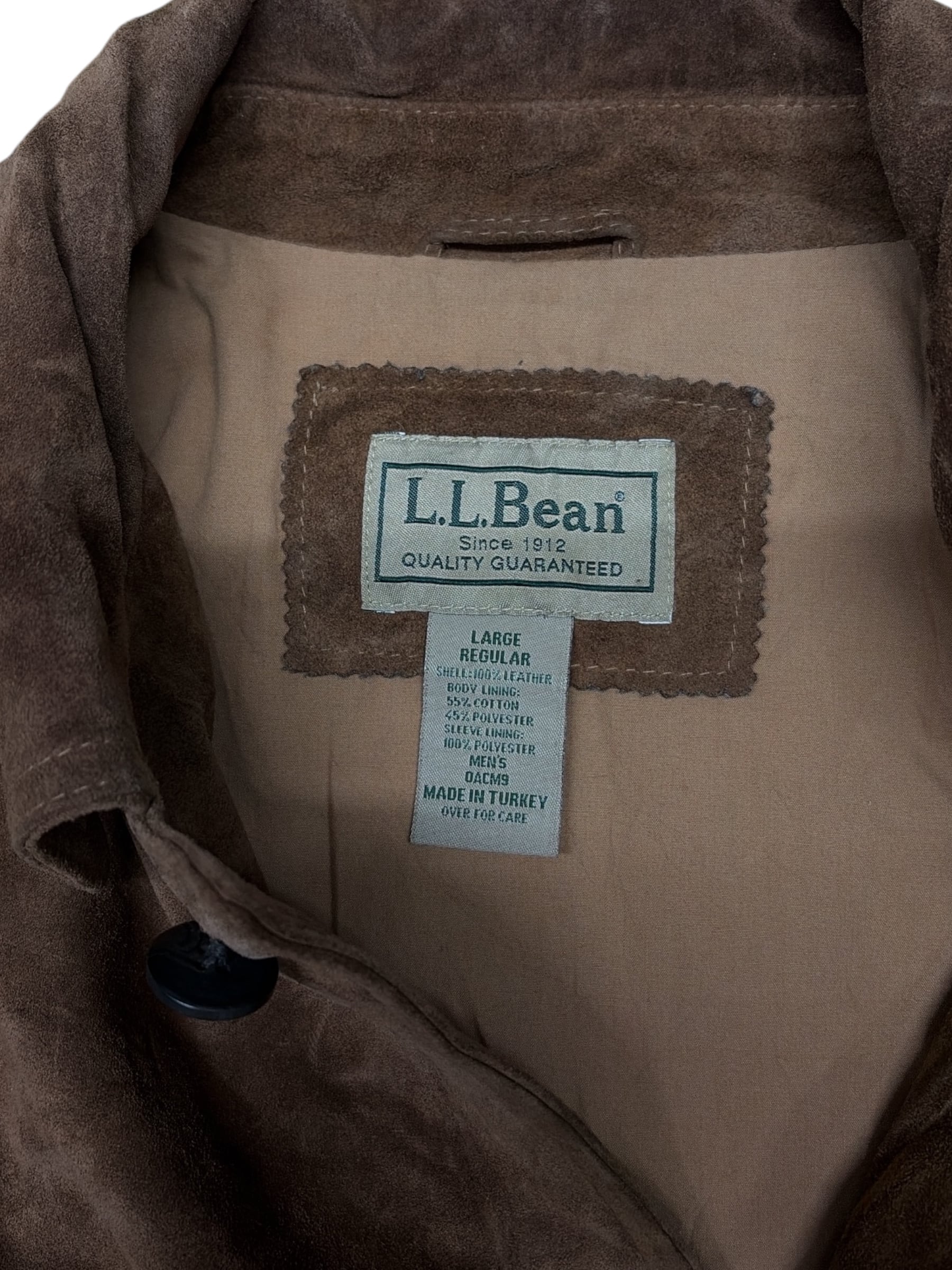 L.L.Bean 90's SUEDE LEATHER CARCOAT JKT エルエルビーン スエード