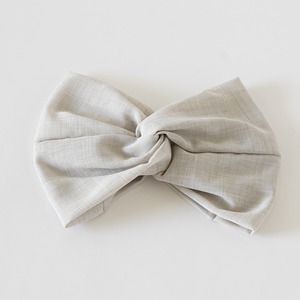 Cozy NO.2 -麻調生地で制作したターバン風ヘアバンド-