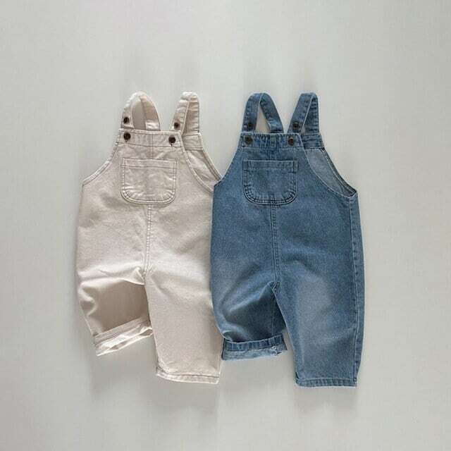 【BABY&KID】韓国風 デニムサロペット