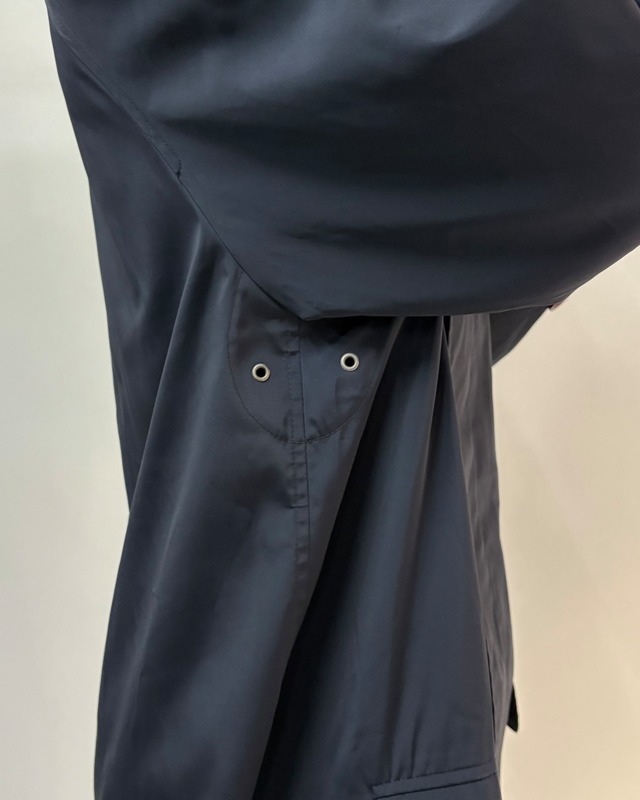 【GIORGIO ARMANI】nylon balmacaan coat