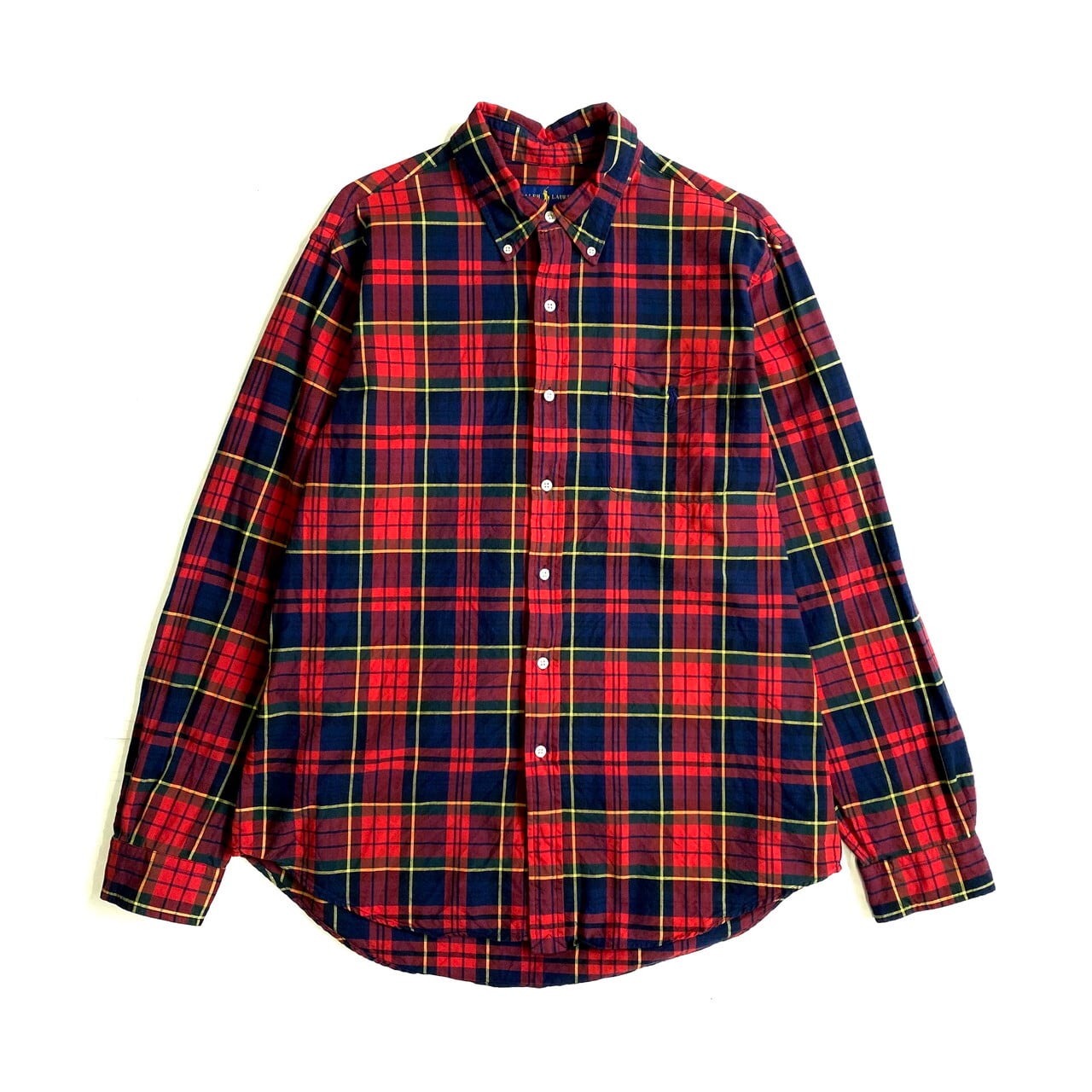 RALPH LAUREN ラルフローレン 長袖 タータンチェックシャツ メンズ L