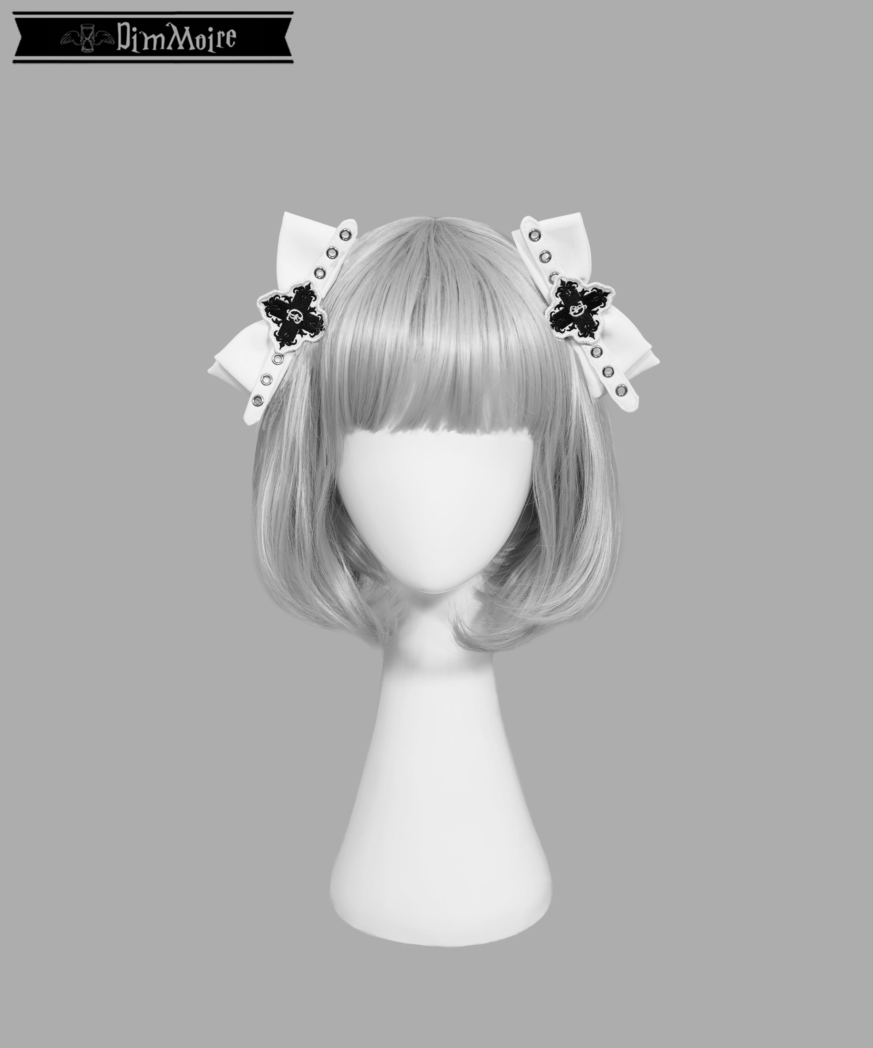 十字の誓いつぎはぎマフラー【White】 | DimMoire