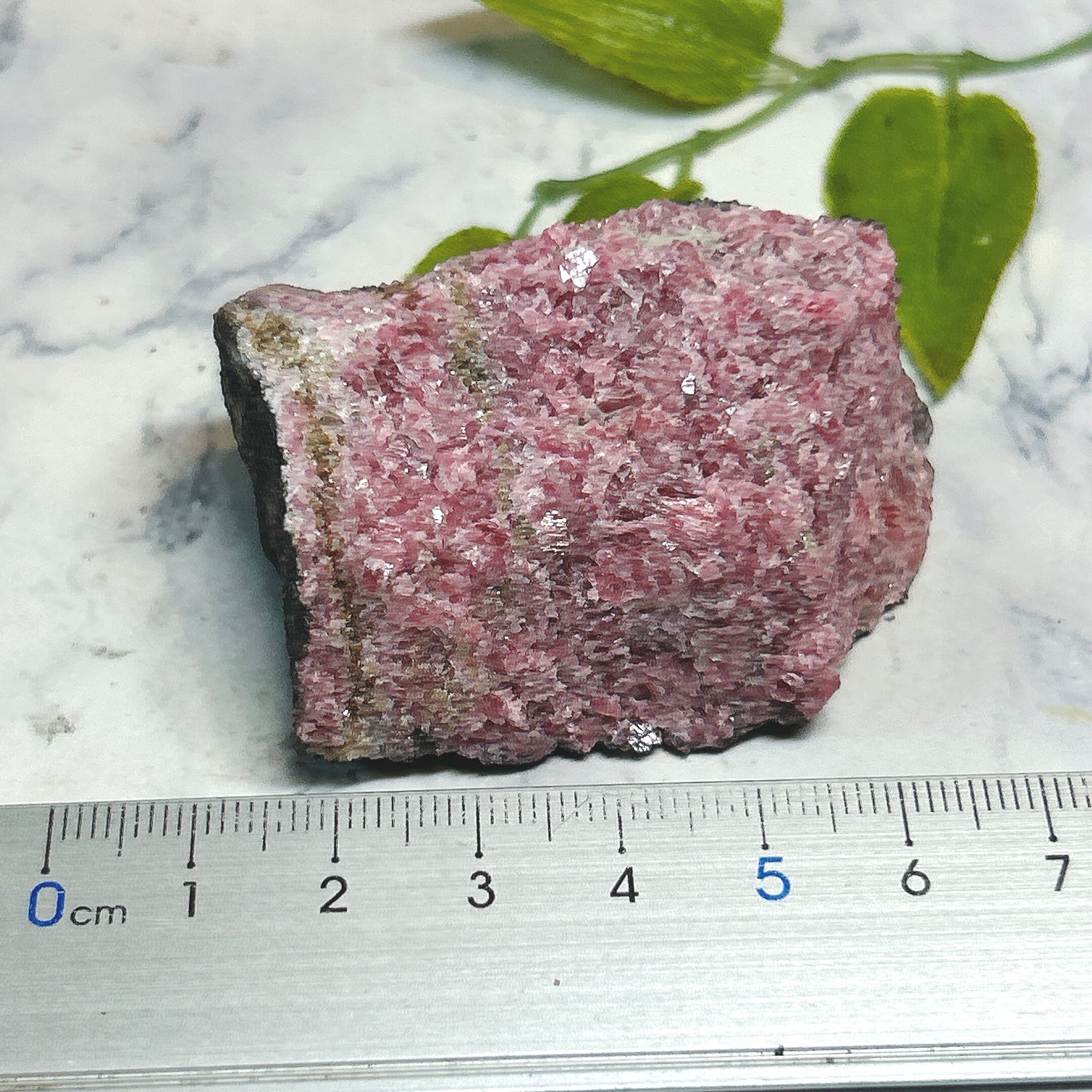 19837】 ロードナイト バラ輝石 薔薇輝石 ばら輝石 天然石 鉱物 原石