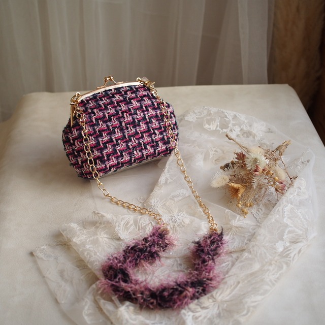 Paule がま口mini バッグ