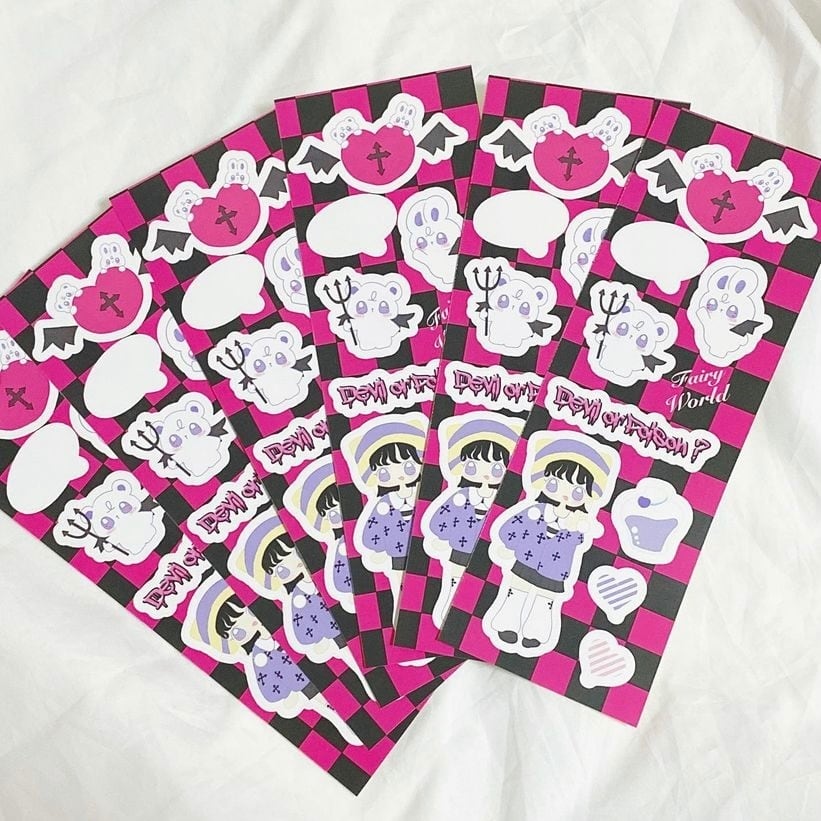 シール〈悪魔ちゃん〉 | Fairy World￤ シール・文房具