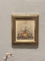 こうのえみ　ミニ額縁　絵