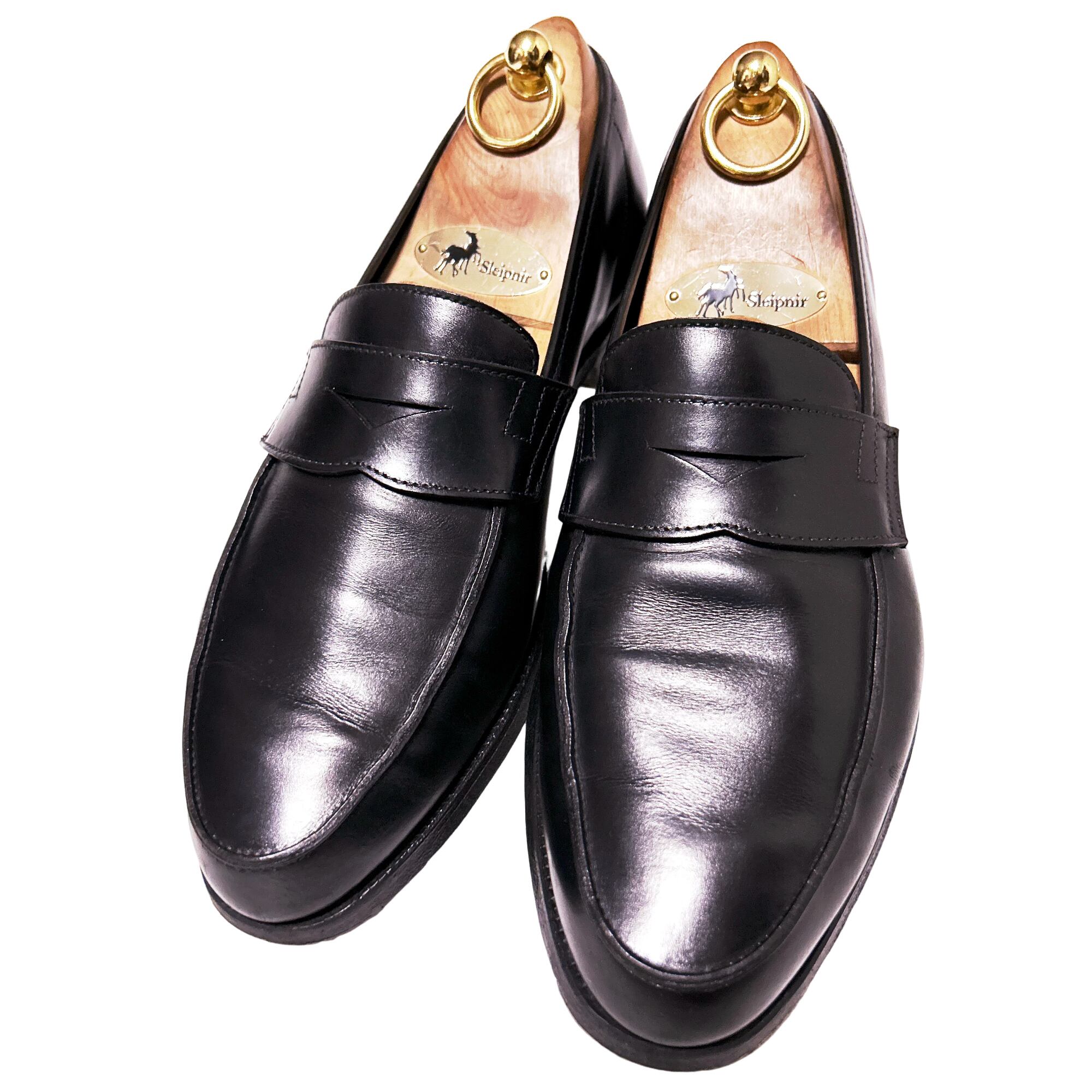 CROCKETT&JONES ペニーローファー ブラック 6.5E