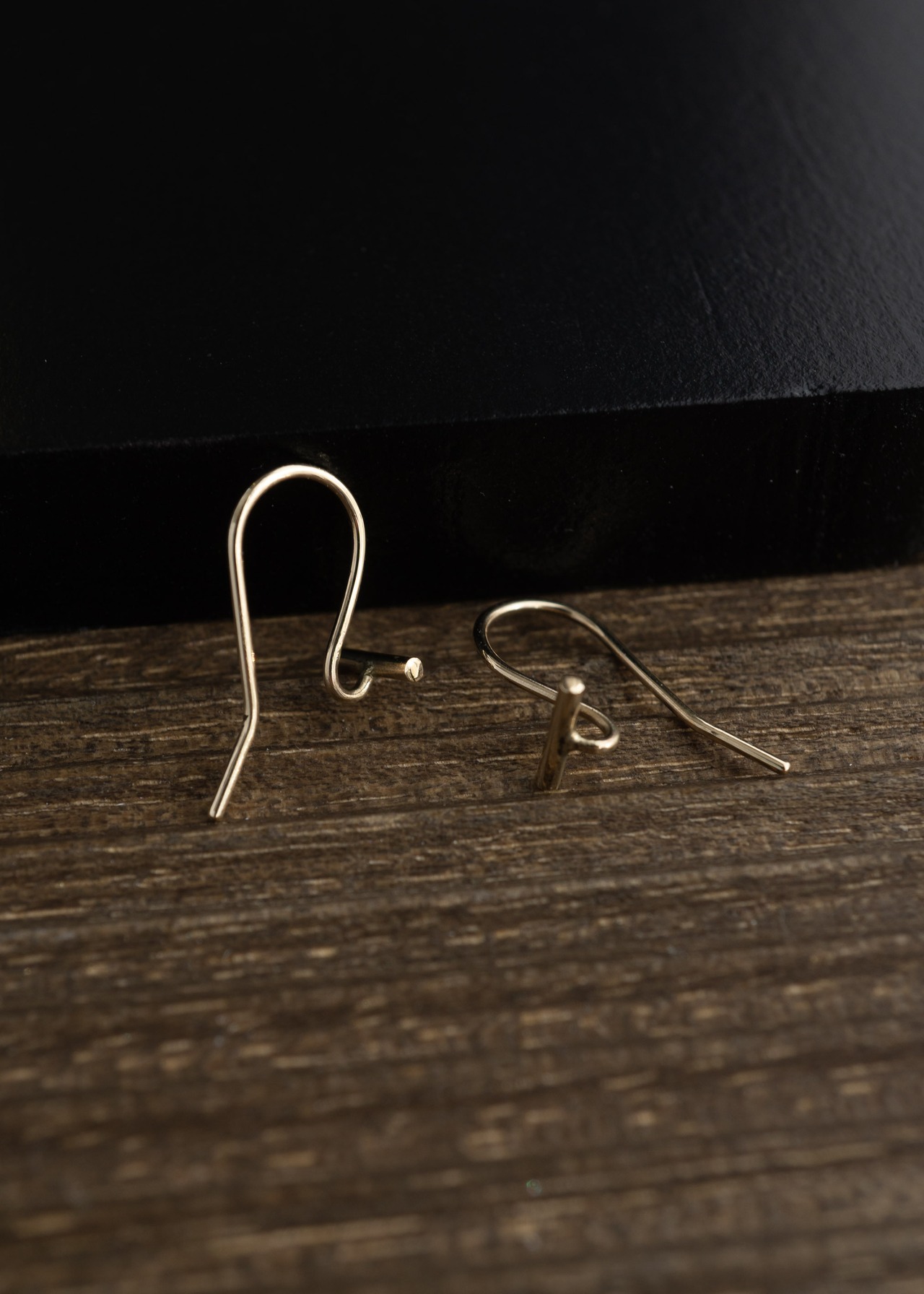 ★限定特典つき【片側販売】フックピアス金具-チャーム専用／K14GF