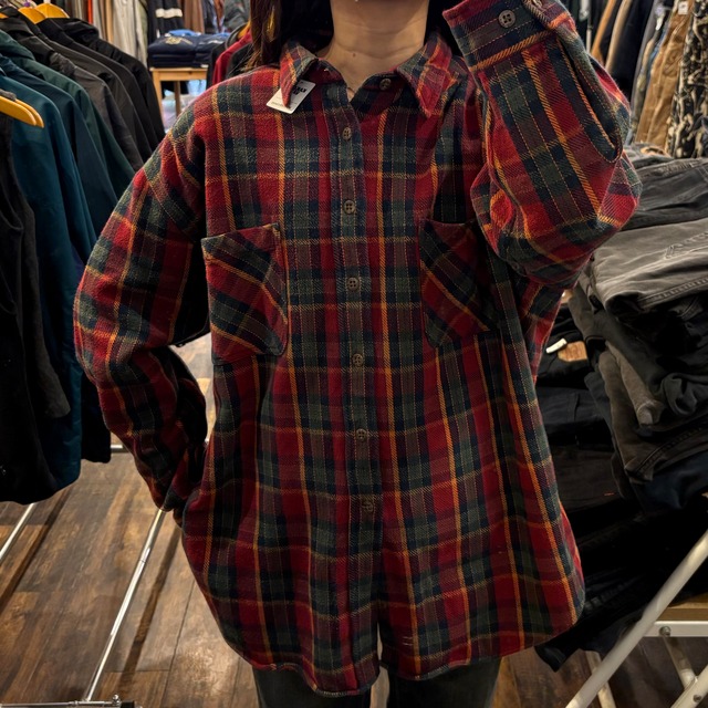 【used/チェックシャツ】