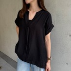 Vネックルーズブラウス［50013］