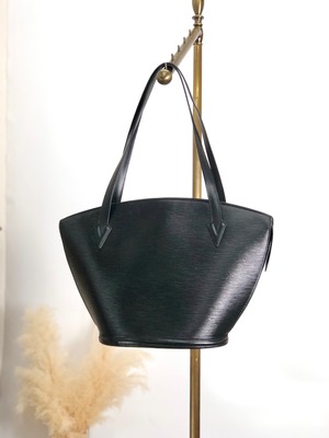 LOUIS VUITTON ルイヴィトン エピ トートバッグ ブラック レザー  