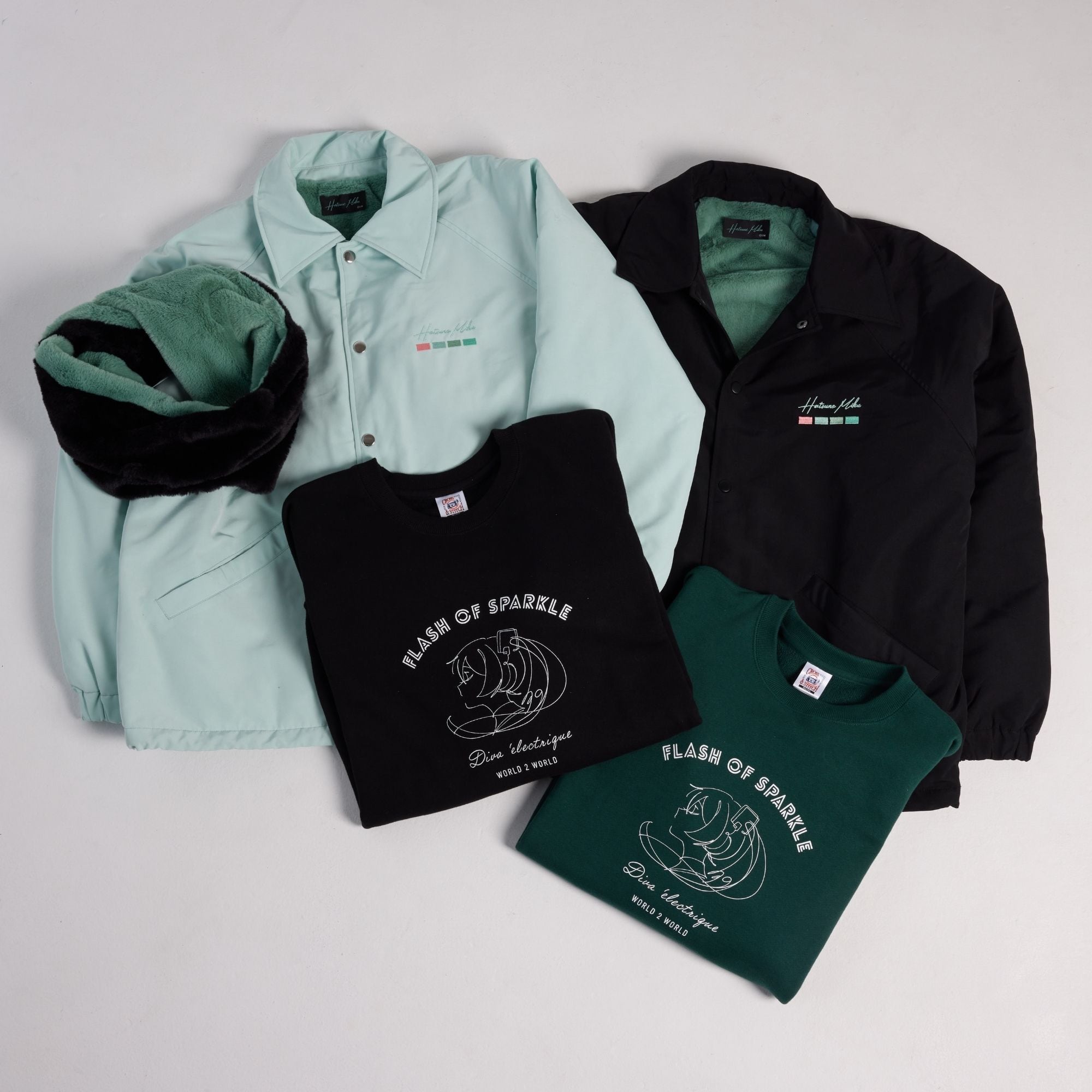 初音ミク ボアコーチジャケット | echo