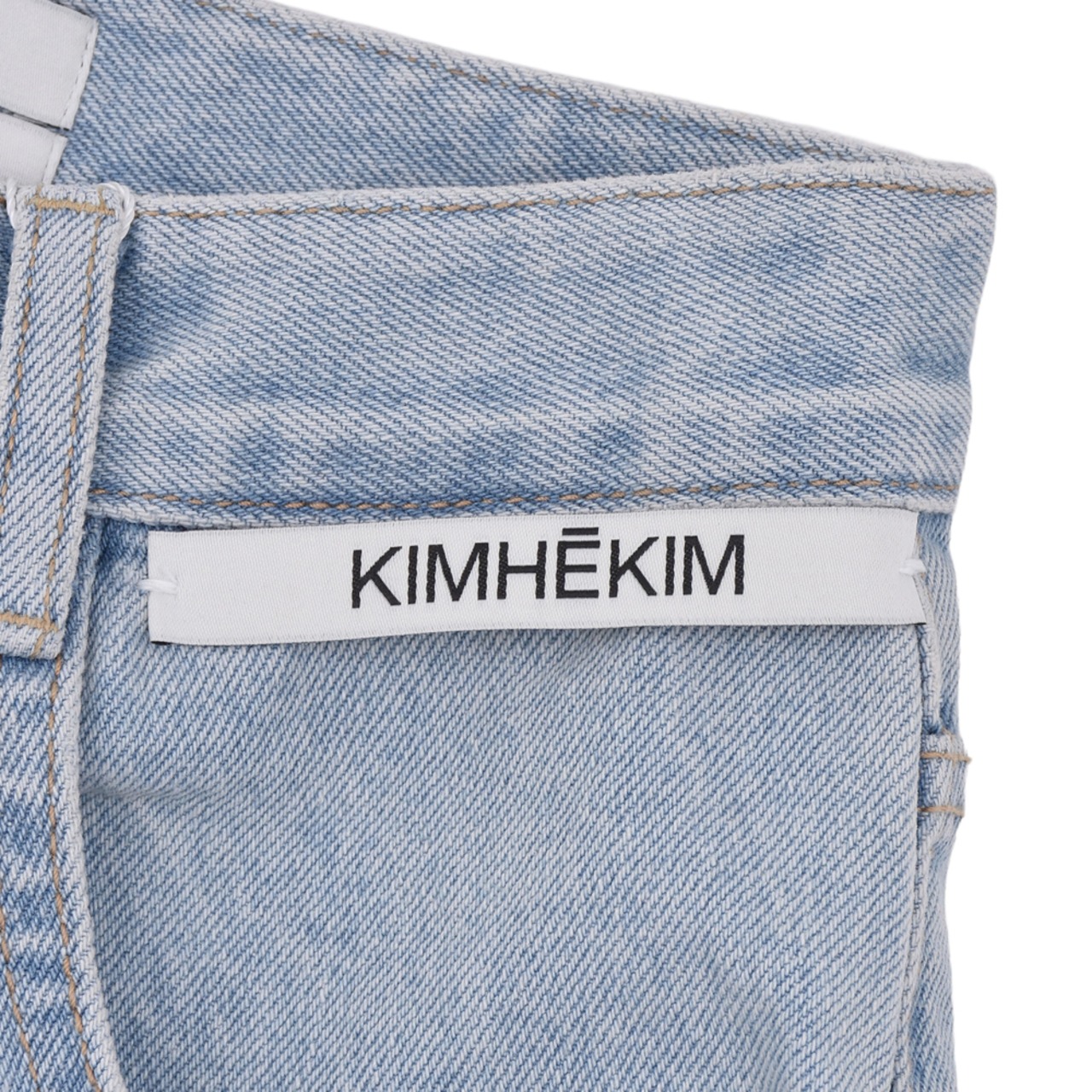 【KIMHEKIM】PEARL EMBELLISHED BALLOON FIT JEANS - 5