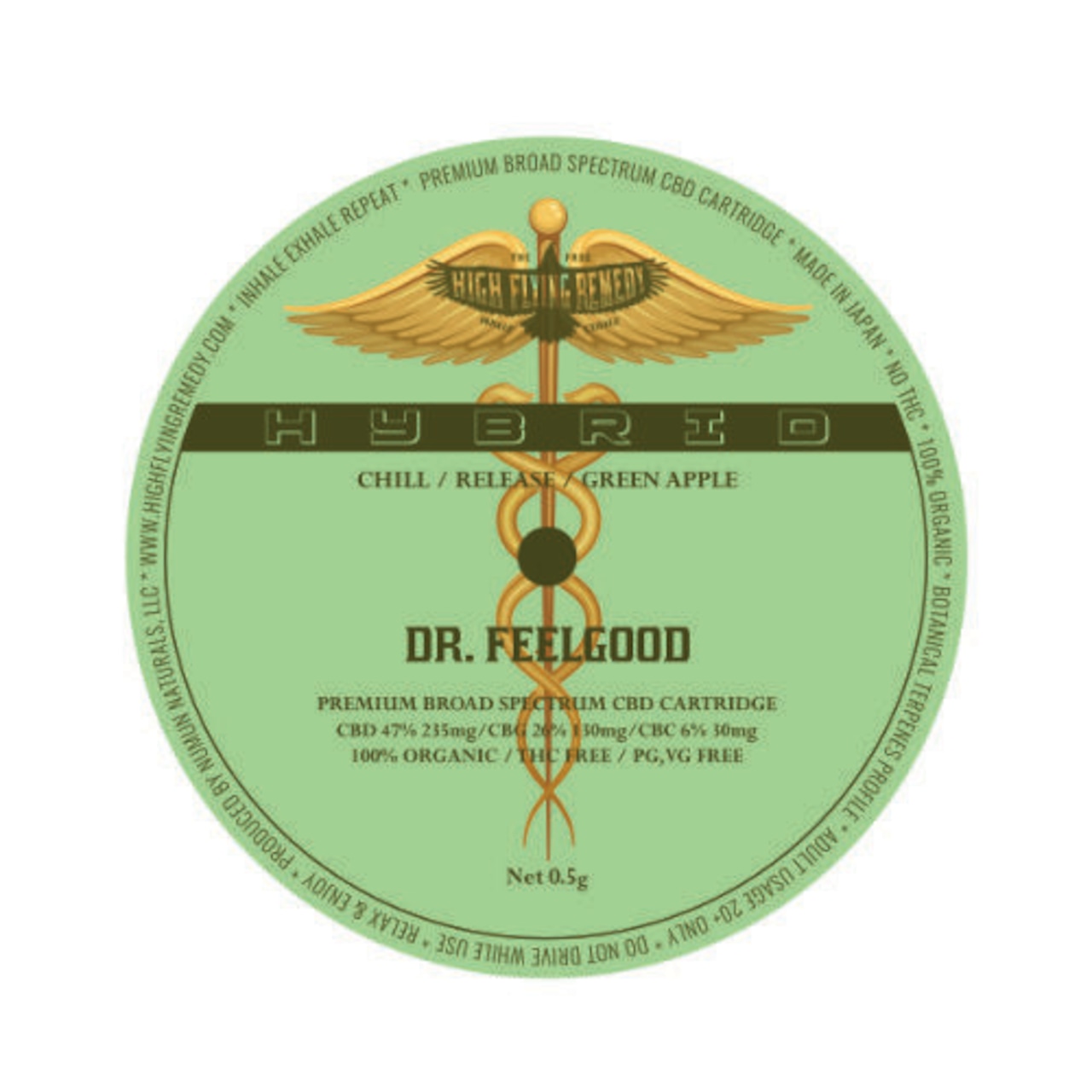 DR. FEELGOOD（ハイブリッド/青リンゴ/ペパーミント）今月のプッシュカートリッジ10%OFF!!