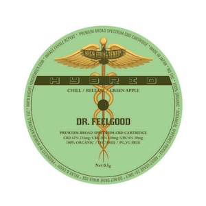 DR. FEELGOOD（ハイブリッド/青リンゴ/ペパーミント）今月のプッシュカートリッジ10%OFF!!