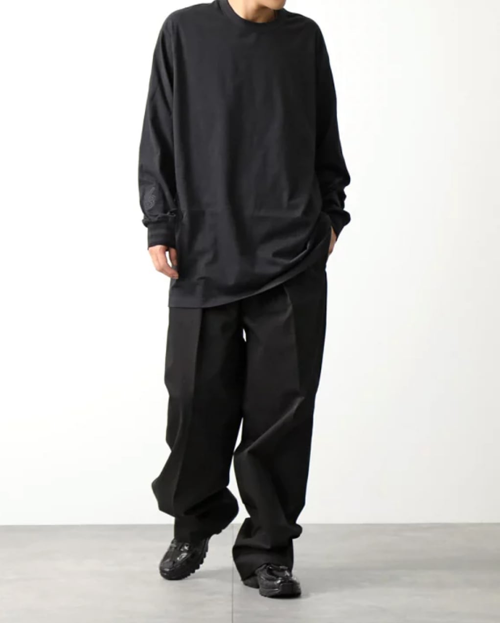 Y-3 ロゴ刺繍長袖Tシャツ ¥29,700→¥16,200+tax