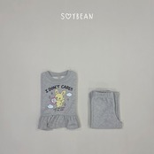 韓国子供服 / 26Autumn / soybean / bunny フリル セットアップ / キッズ服 / 秋服 *XS~XL*