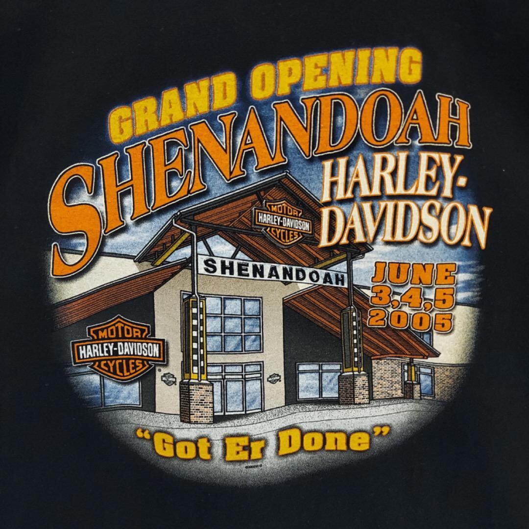 ハーレーダビッドソン ノースリーブ プリントTシャツ 00s USA製 3XL 00s USA製 ハーレーダビッドソン フレイム エンジン 黒