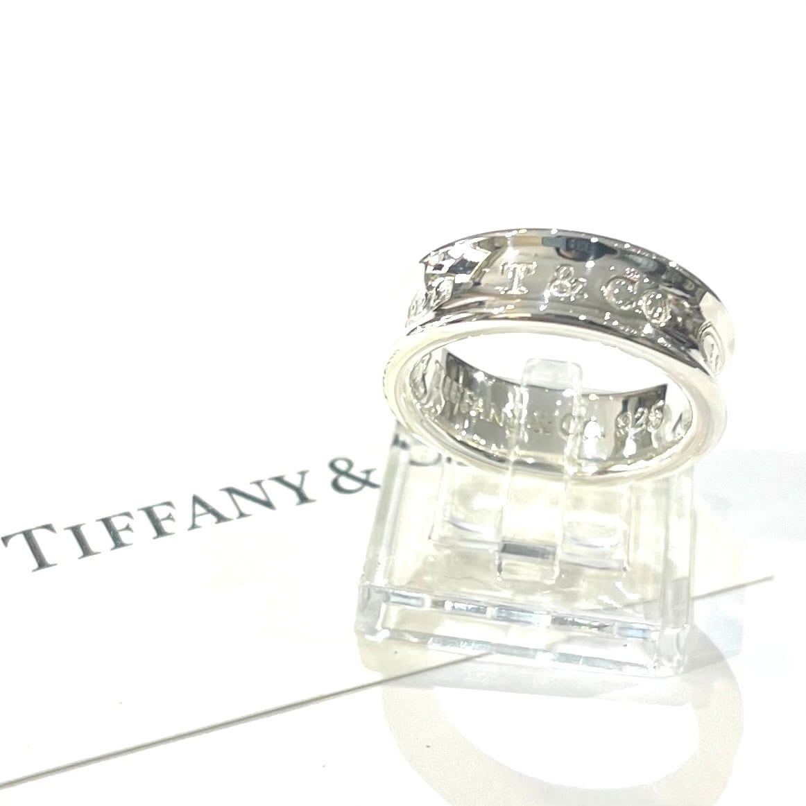 TIFFANY&CO】 【14号 】2419 T&CO ナローシルバー925ヴィンテージ
