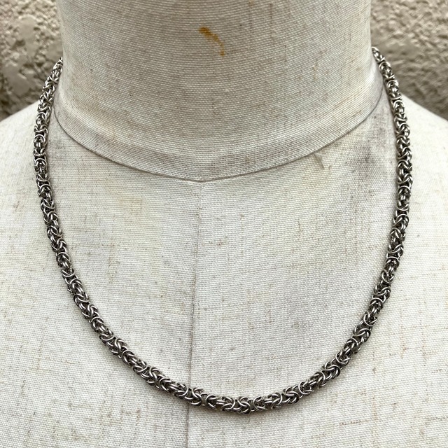 SILVER925 TRIVAL DESIGN S FOOK NECKLACE/シルバー/ネックレス 