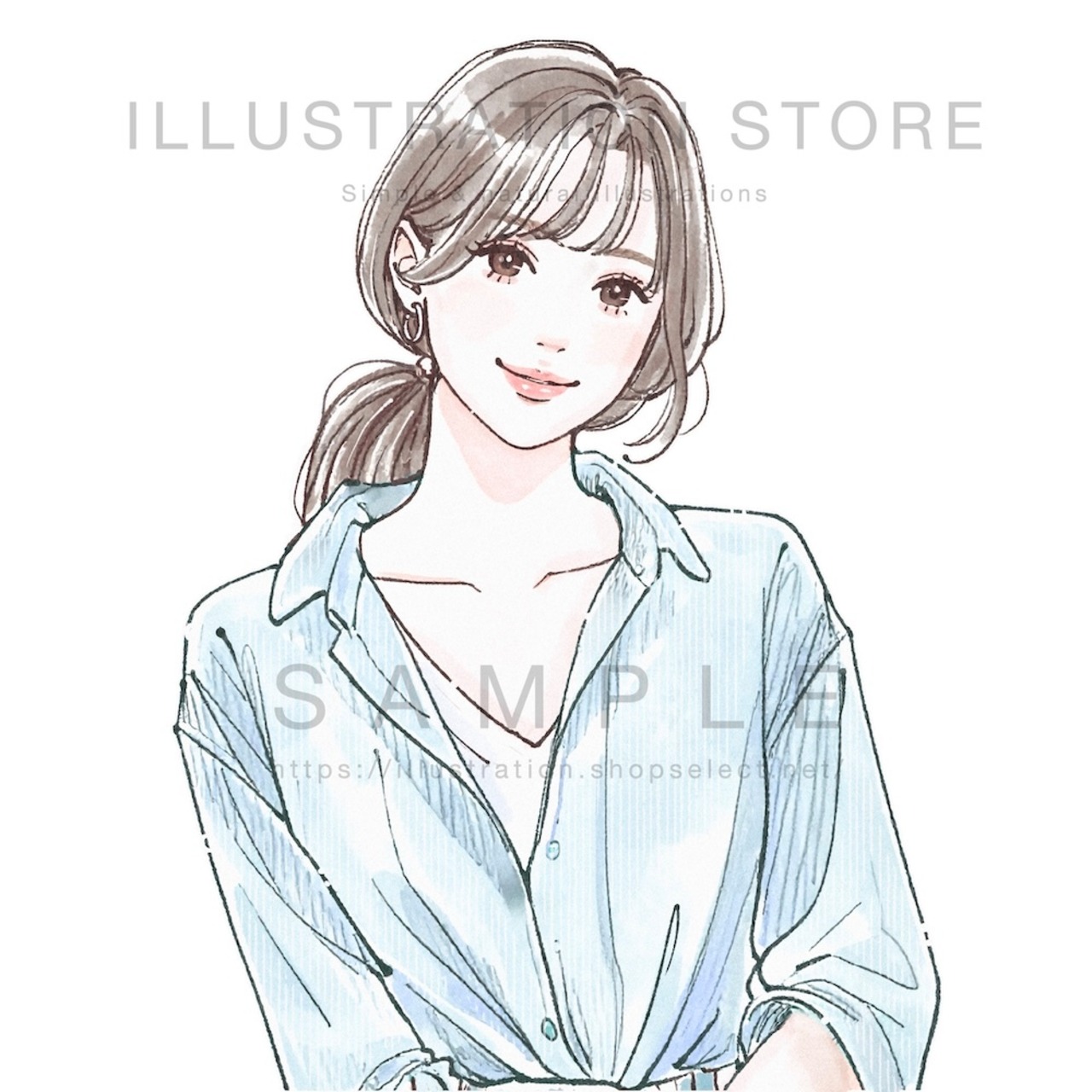 爽やかな笑顔の女性