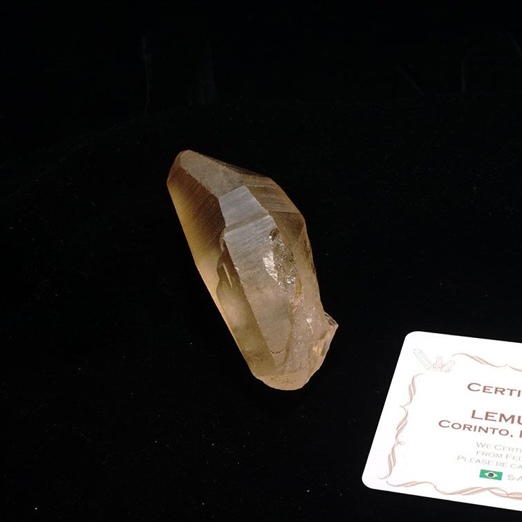 レムリアンシード 原石 シトリンクォーツ スモーキークォーツ ブラジル ミナスジェライス州 コリント産 証明書付属 一点物 おまかせ便 271-243