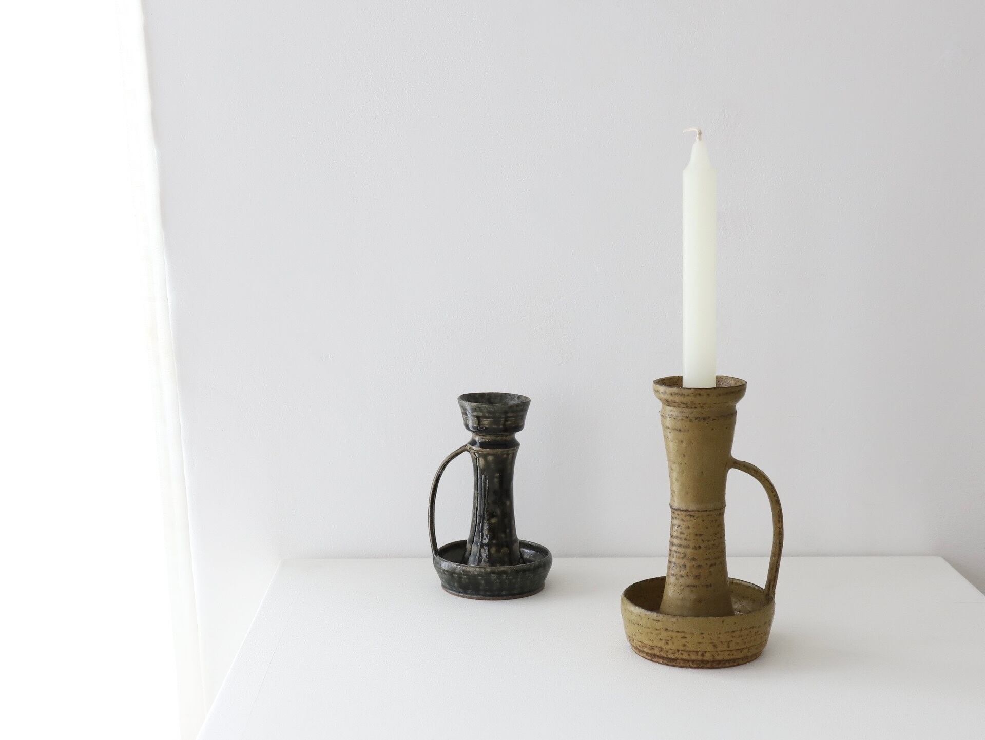 八塊柴窯工房 「 燭台 」 2 | Galerie NUAGE